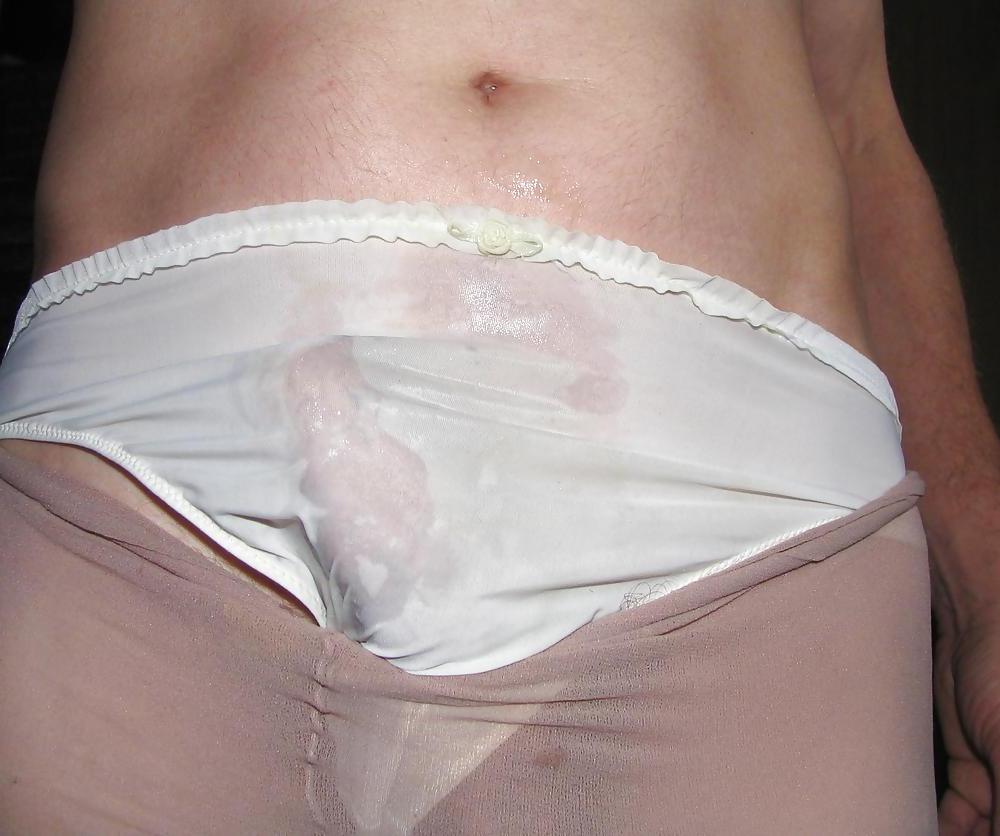 12P Jizzed Pantyhose - Wixen in Nylons