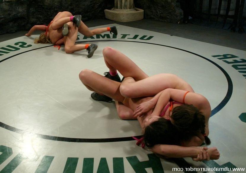 15P Naked non scripted tag team wrestling