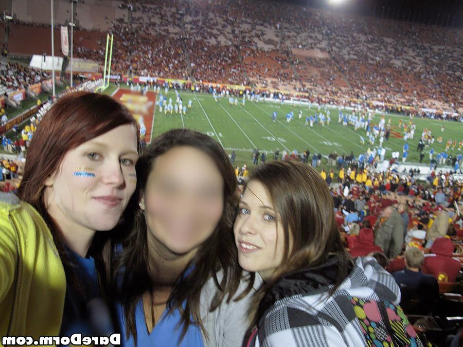 16P College coeds tailgate party