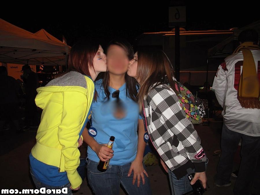 16P College coeds tailgate party