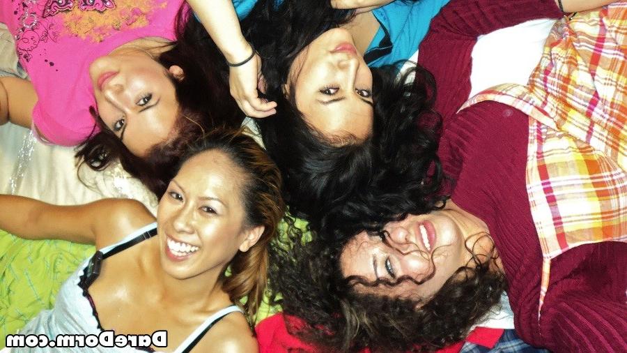 16P College coeds dorm party