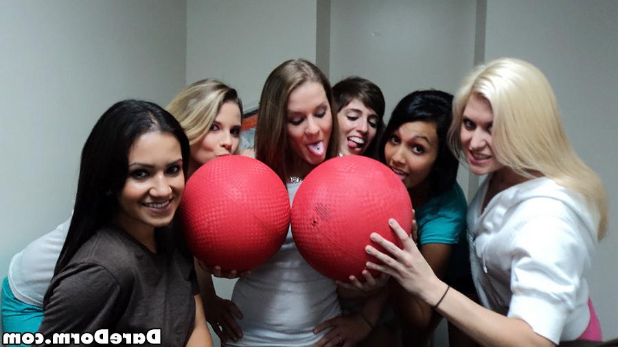 16P College coeds dorm party