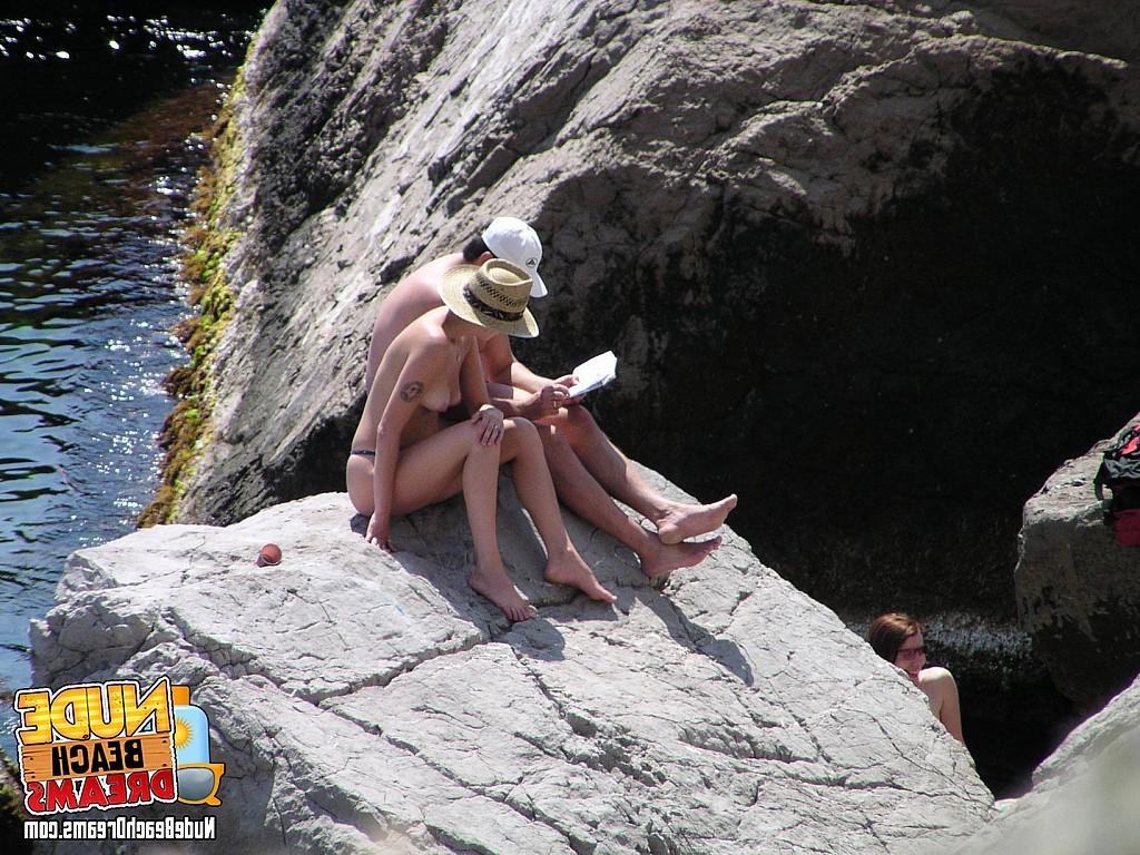 15P Teen girl caught topless at the public beach