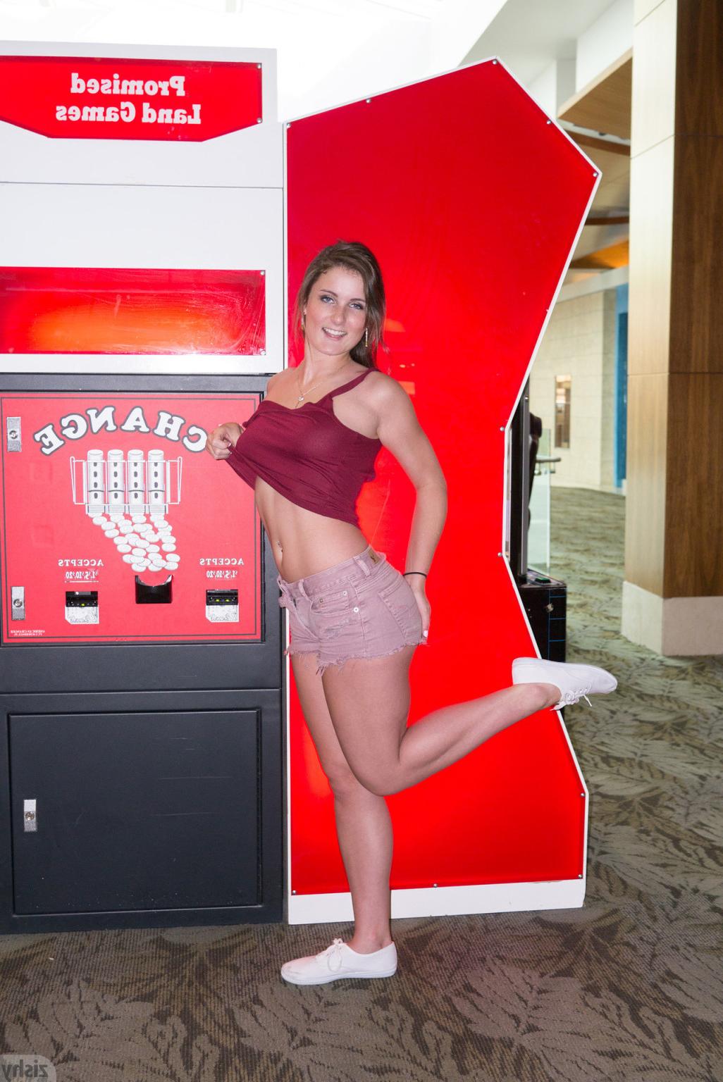 12P Nearly a boob flash