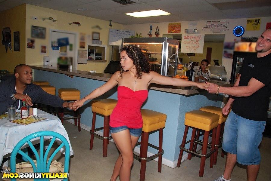 14P Check out these hot fucking college teen flash their titties on the california b