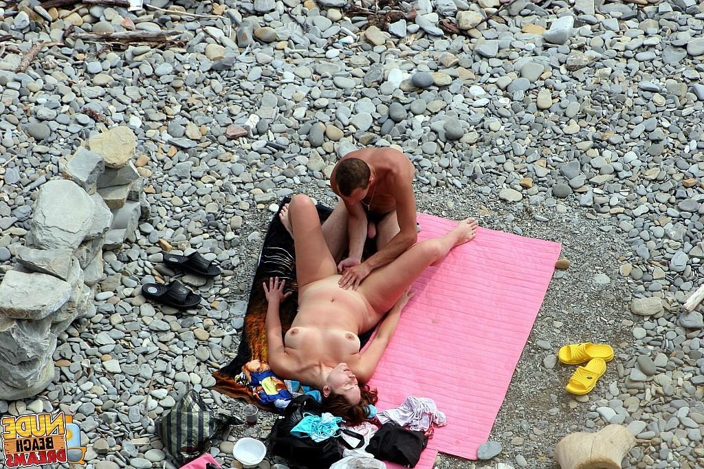 15P Real beach voyer hardcore fuck
