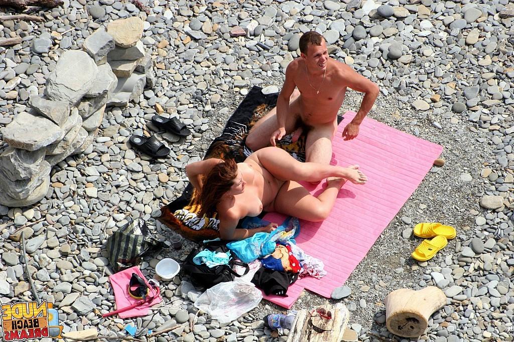 15P Real beach voyer hardcore fuck