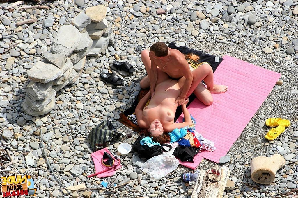 15P Real beach voyer hardcore fuck