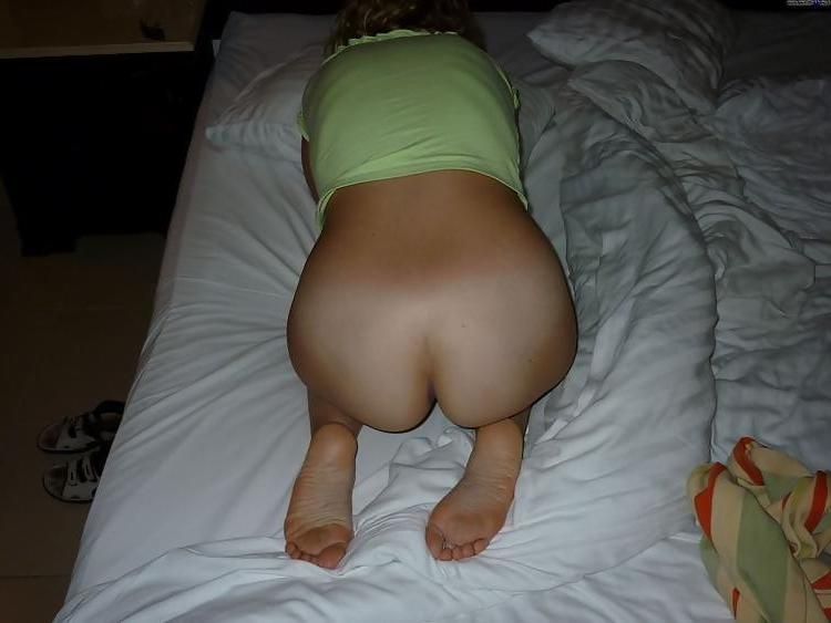 16P Blonde wife giving head and anal fucking