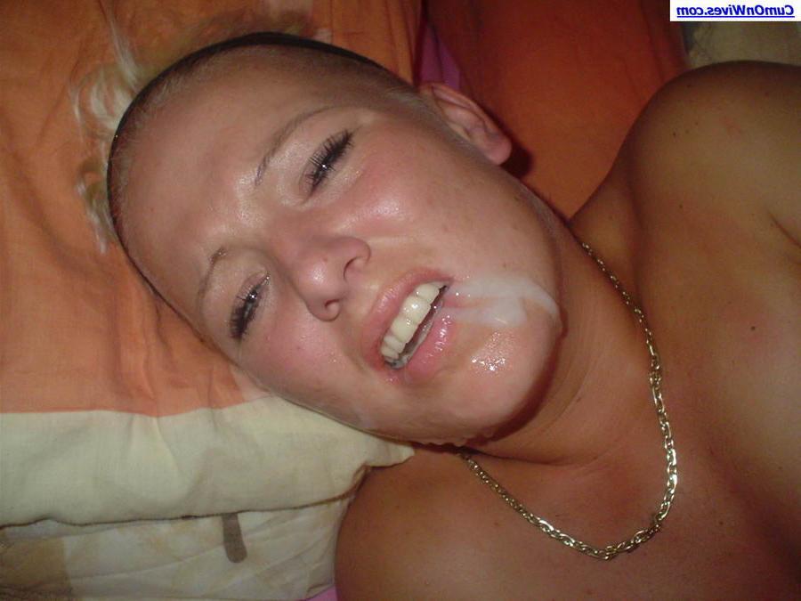 14P Wife sucks dick and gets a mouthful of cum