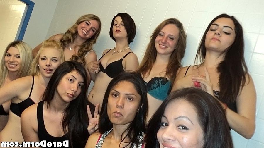 16P College coeds dorm party