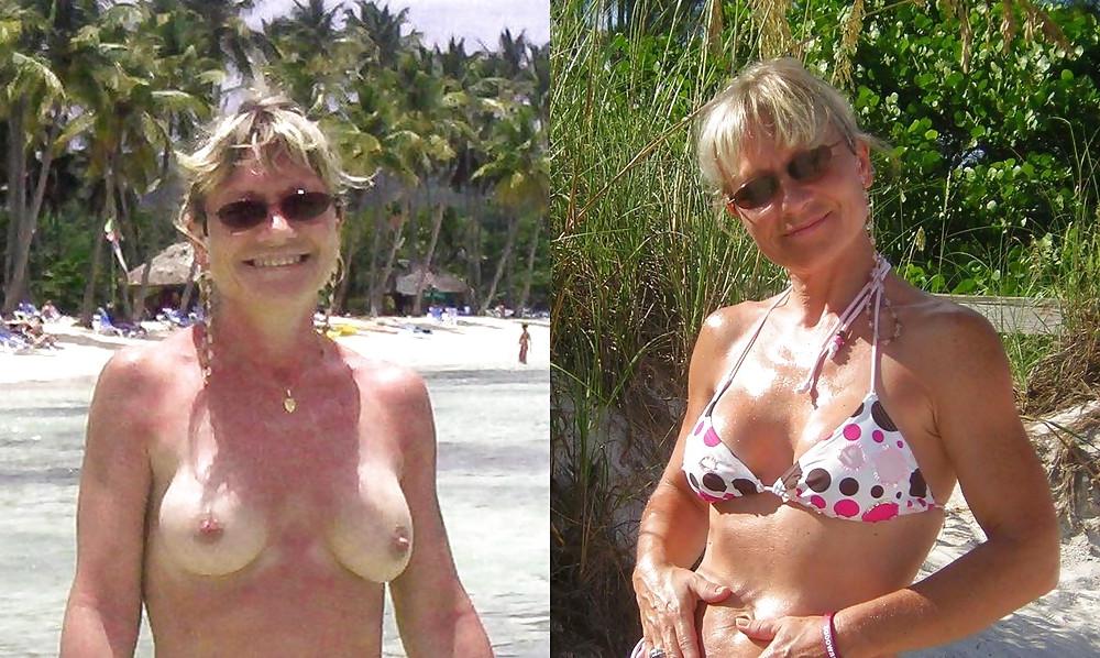 10P French mature on beach