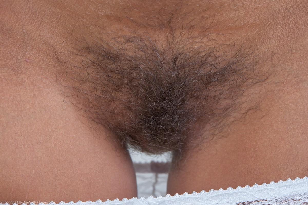 15P Skinny tight hairy amateur Promesita spreading her sweet furry snatch