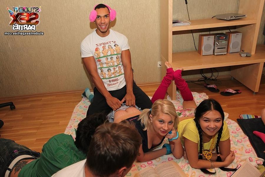 8P Facial cumshot for filthy student girls