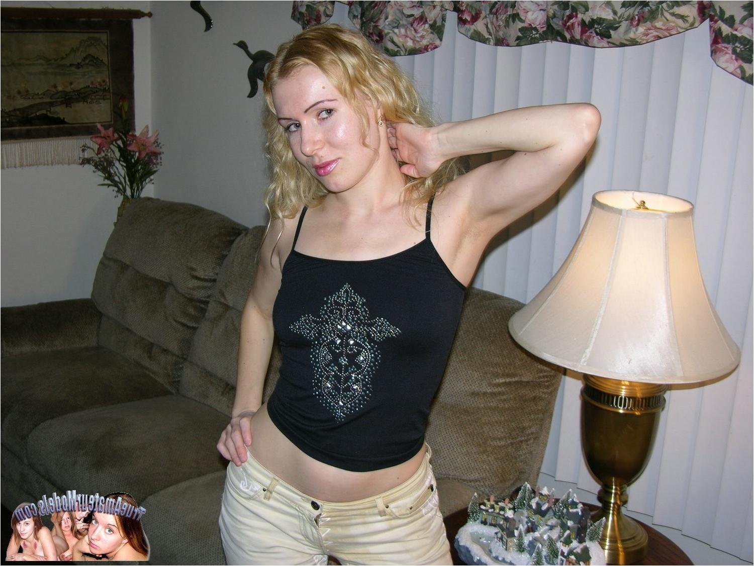 10P Russian Amateur Girl Modeling Nude And Stroking An Erected Cock