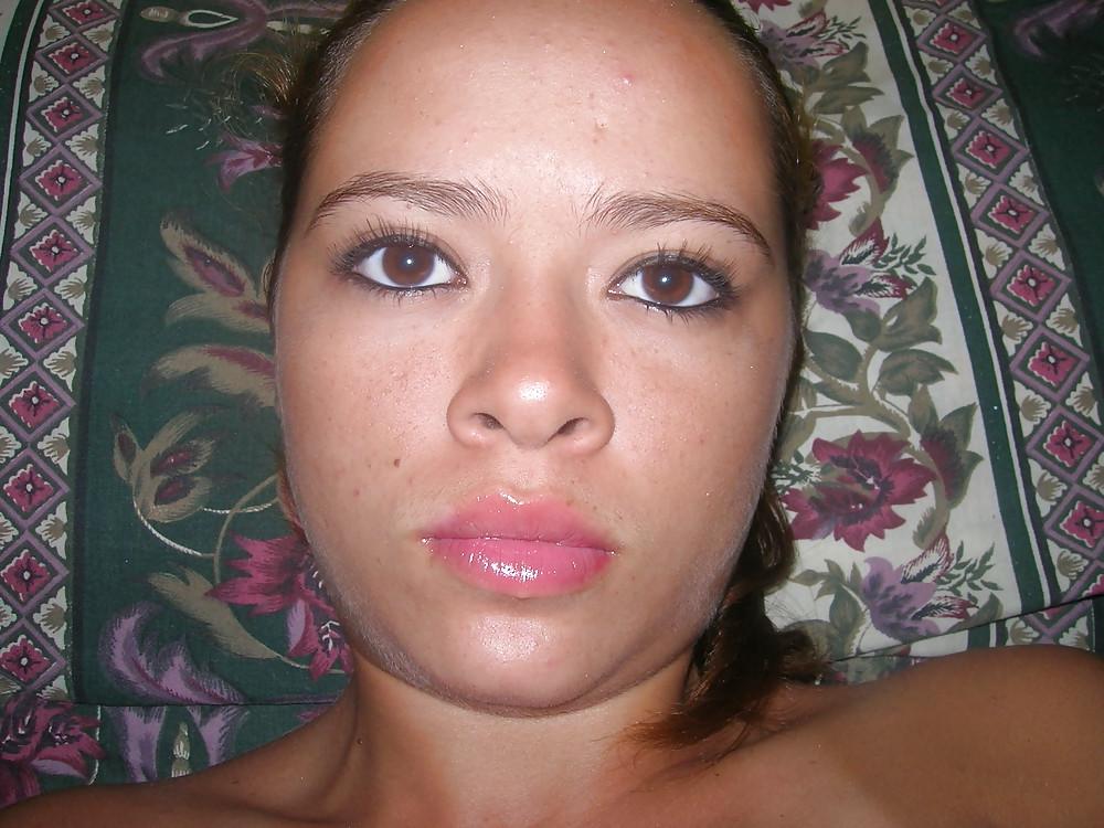 25P Lovely Latin Teen Yayi's Nice Natural Tits