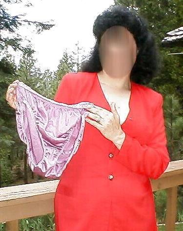 20P Holding Nylon panties in their hands