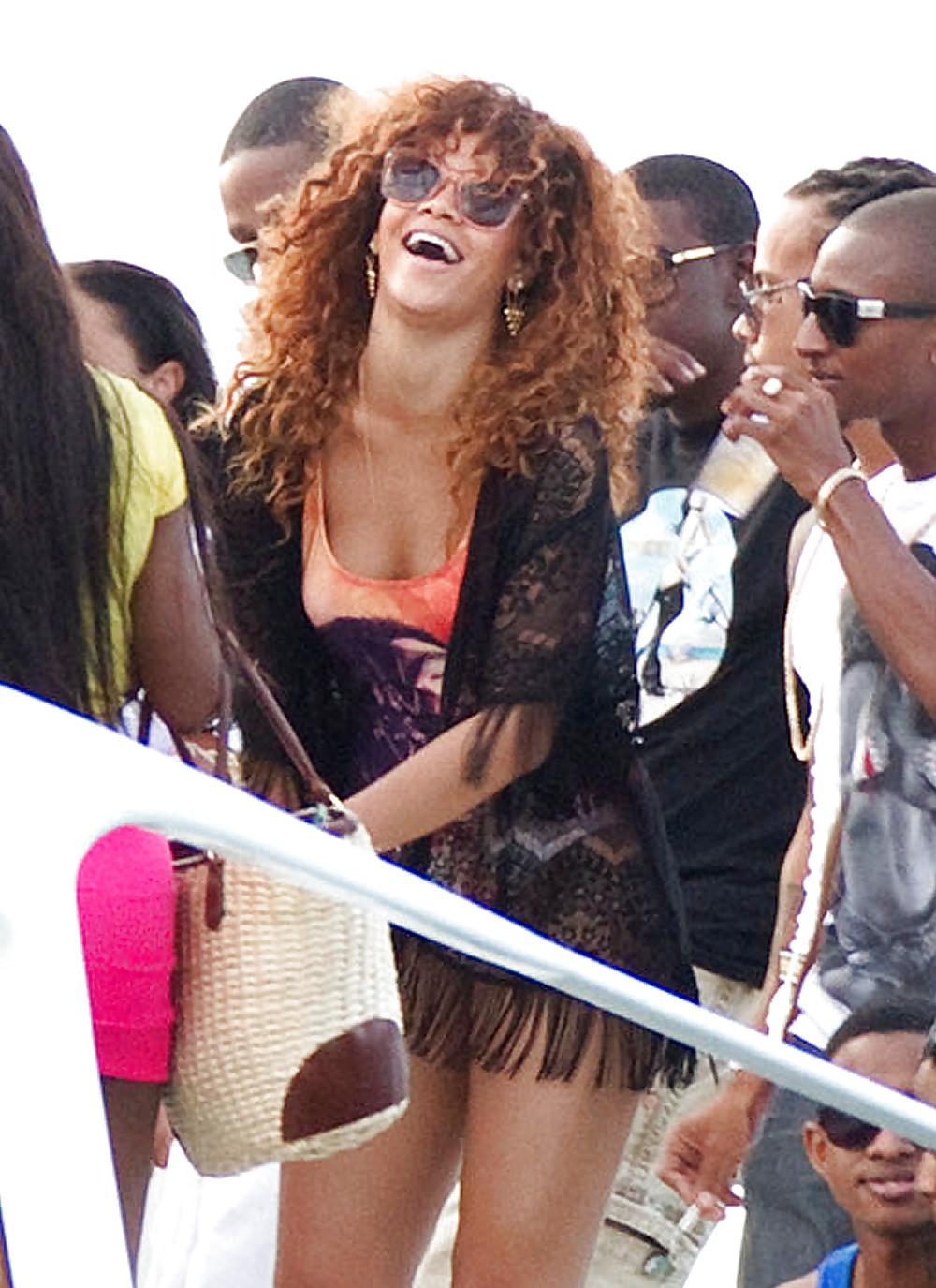 20P Rihanna, SEXY on a yacht in Barbados