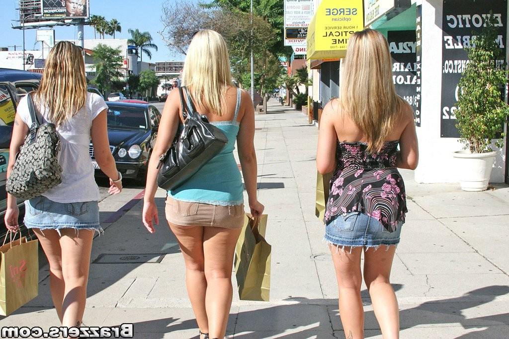15P Three gorgeous asses being ripped apart by one huge dick