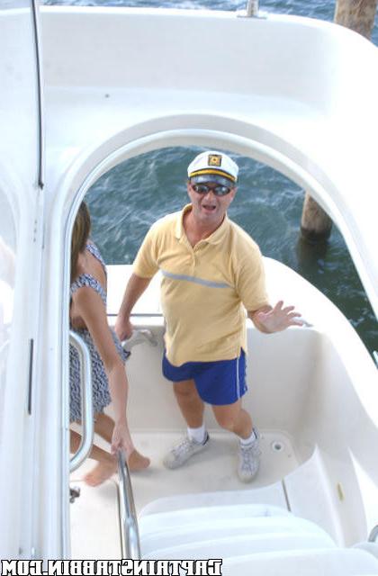 12P Big tity older hottie taking up a little adventure in the yacht