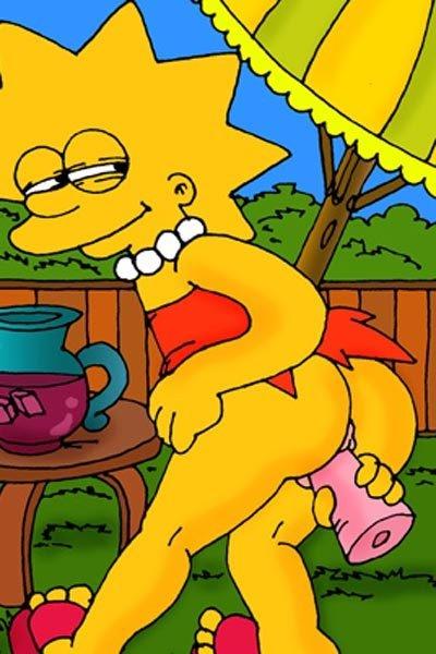 12P Nympho Marge gets railed by Martin's schlong and cums
