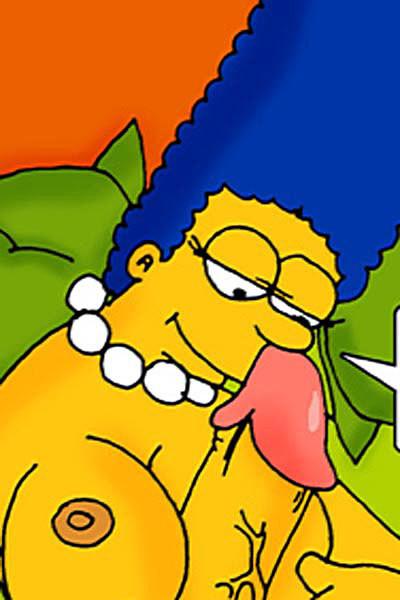 12P Nympho Marge gets railed by Martin's schlong and cums