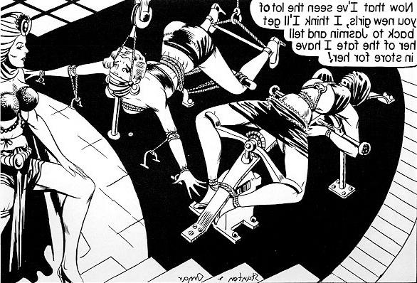 13P bizarre vintage leather bondage fetish artwork