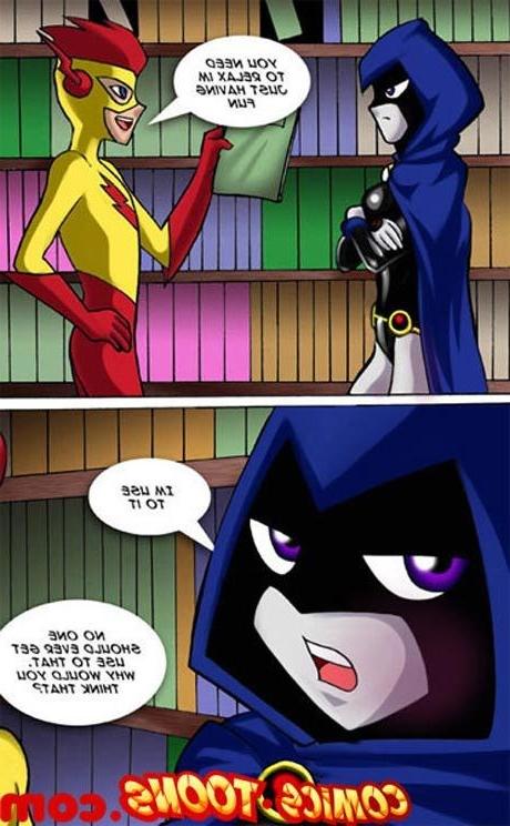 12P Sexy Blackfire blowing girl Flash and getting creampie