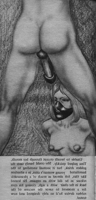 15P trapped in bondage tied with ropes and leather bdsm artworks