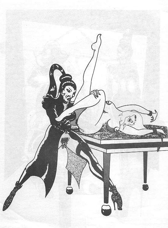 15P blonde busty slave in leather bdsm