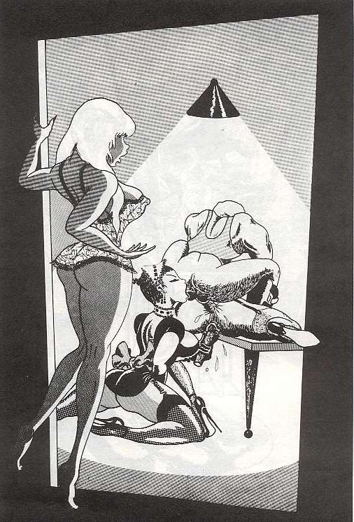 15P blonde busty slave in leather bdsm
