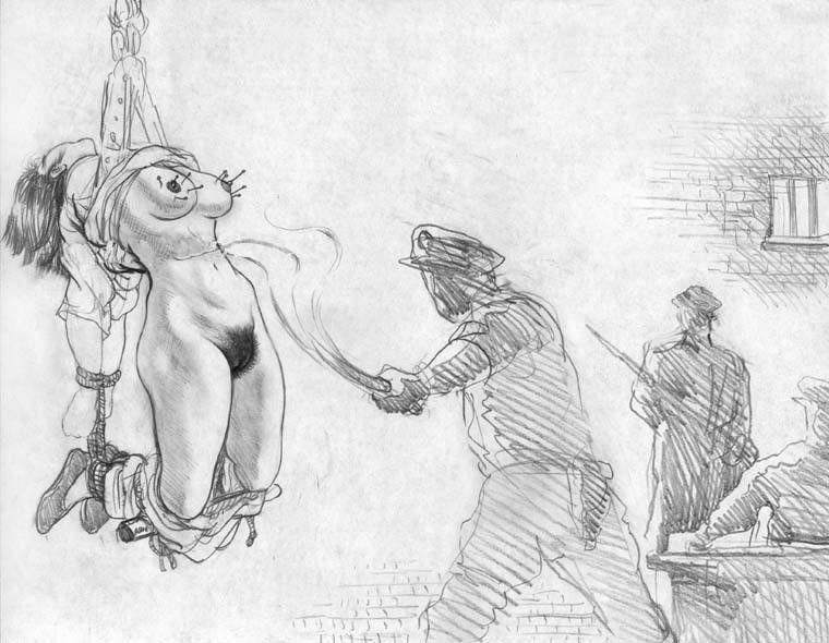 15P screaming womens breasts tied and tormented