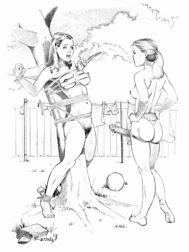 15P bound by her lesbian bdsm mistress