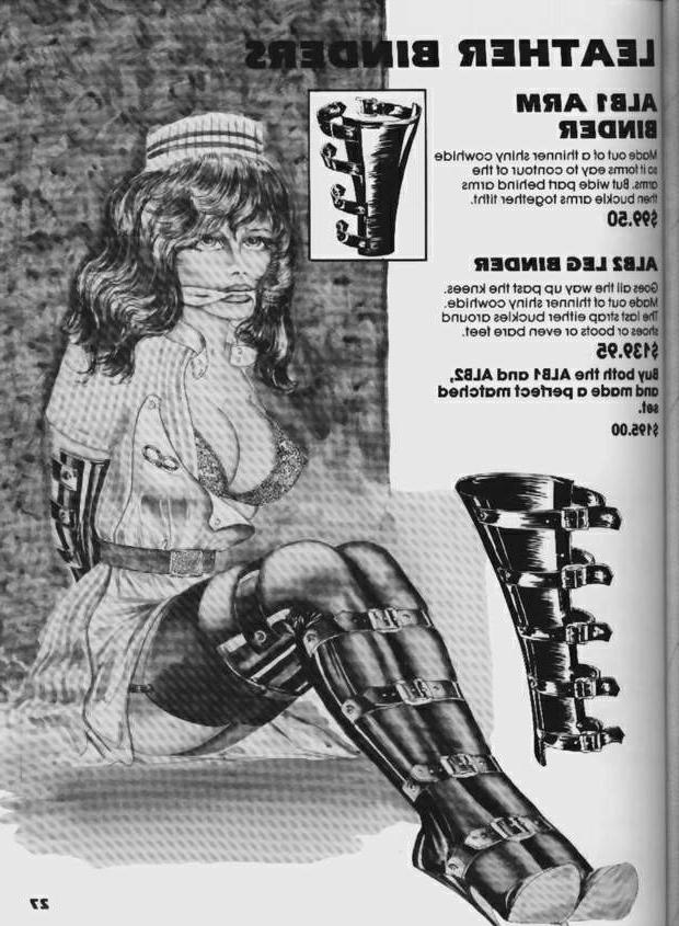 15P elbows and wrist sexual bdsm leather