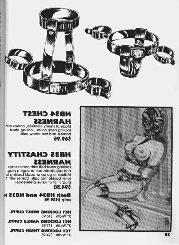 15P elbows and wrist sexual bdsm leather