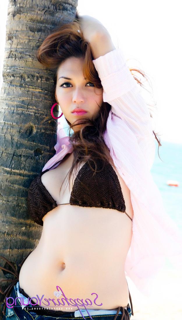 12P Asian shemale in bikini