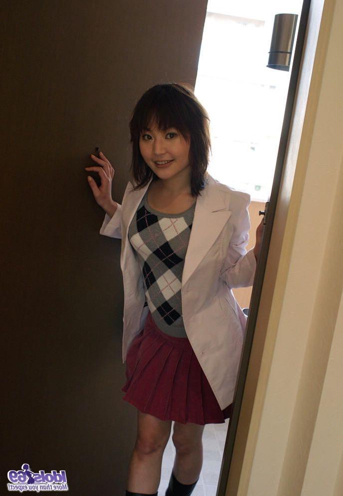 16P Saya is sexy in her mini and leather boots
