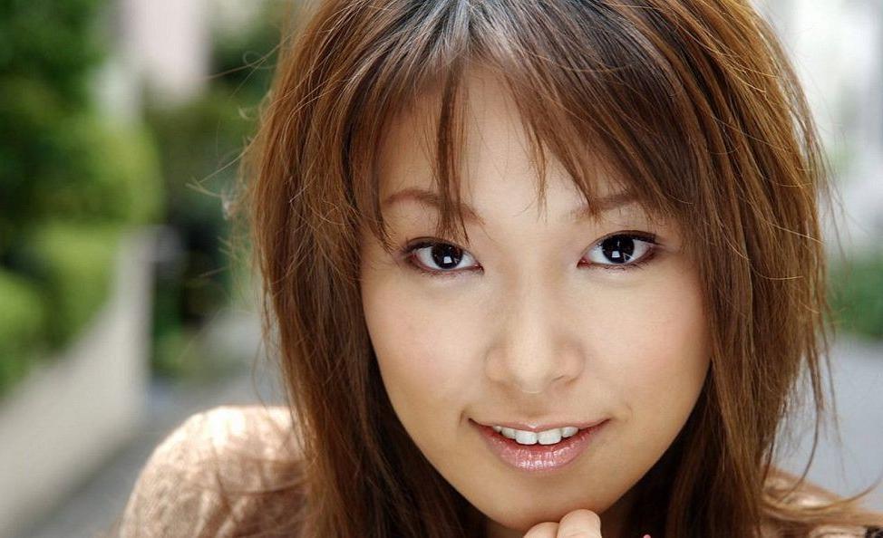 16P Yua Aida asian model showing her firm tits and hairy pussy