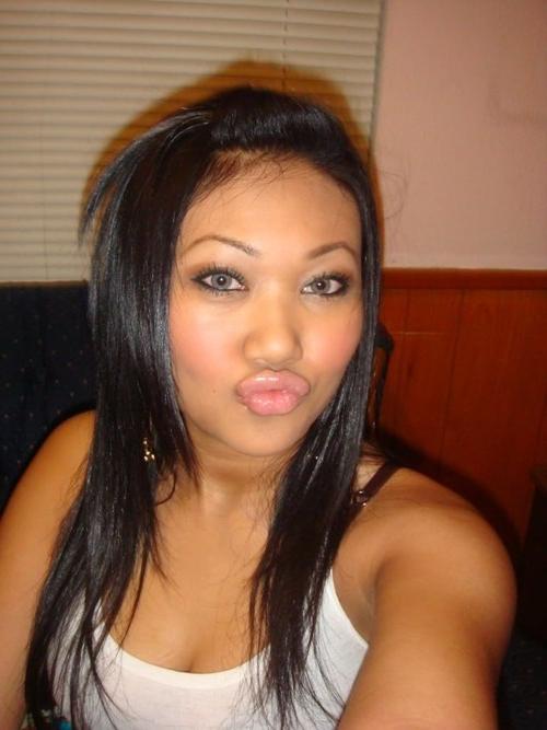 16P Asian coed goes full nude in couch shows squeezable tits