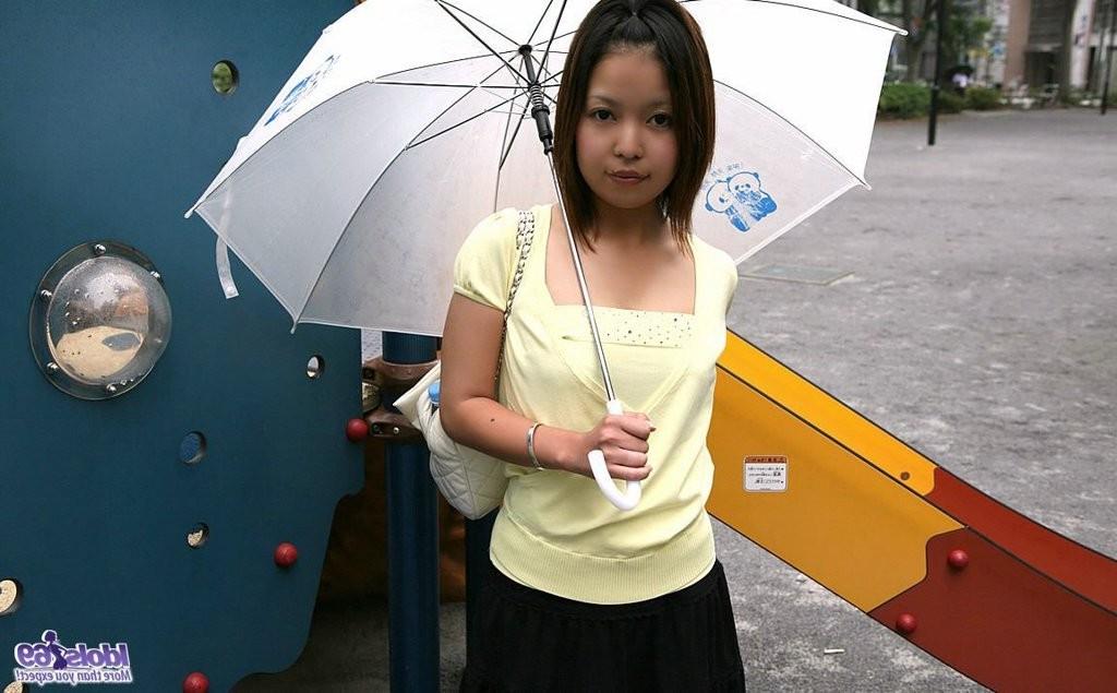 15P Busty japanese college lady gets her tits touched and rubbed