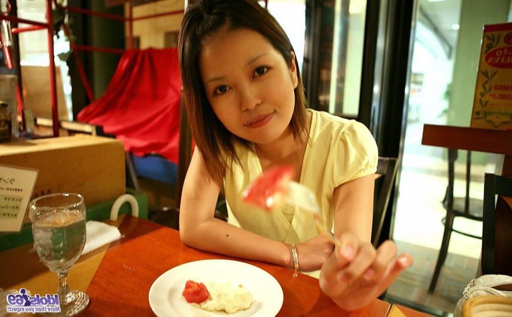 15P Busty japanese college lady gets her tits touched and rubbed