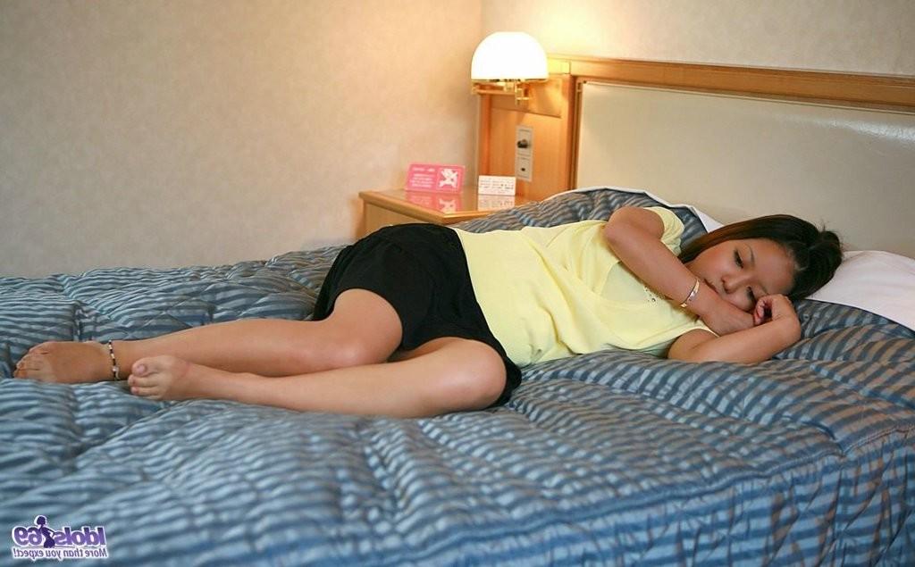15P Busty japanese college lady gets her tits touched and rubbed