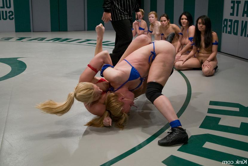 15P Massive twelve girl non scripted lesbian wrestling orgy