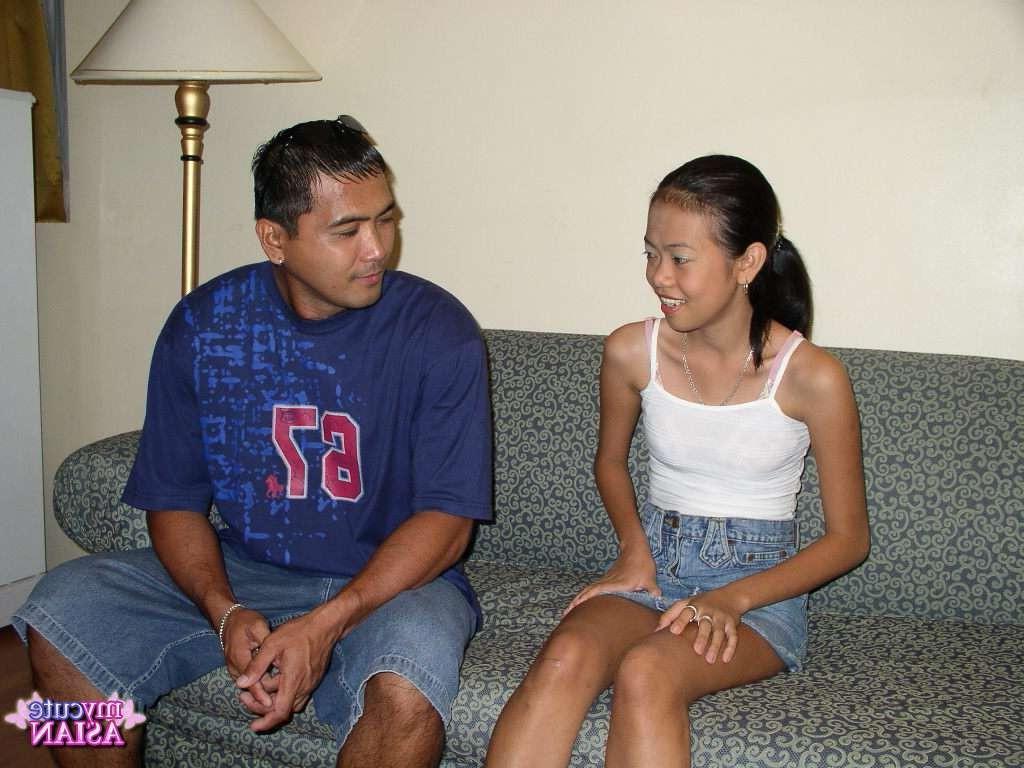 16P Filipino coed gets tight shaved pussy banged