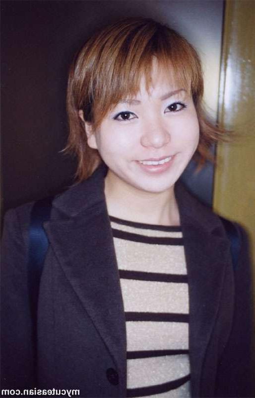 16P Shy Japanese amateur coed shows her pussy