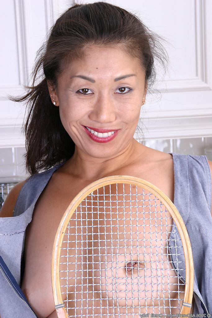16P mature asian woman home from tennis practice and feeling horny