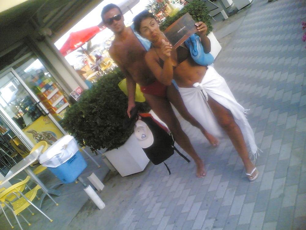 25P Candid Ass italian beach