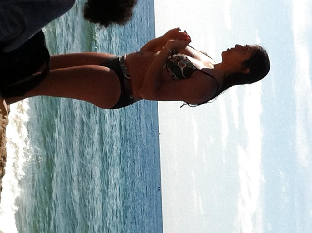 10P Jewish Girl on a beach