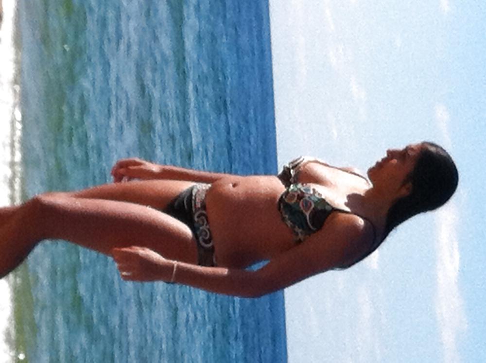 10P Jewish Girl on a beach