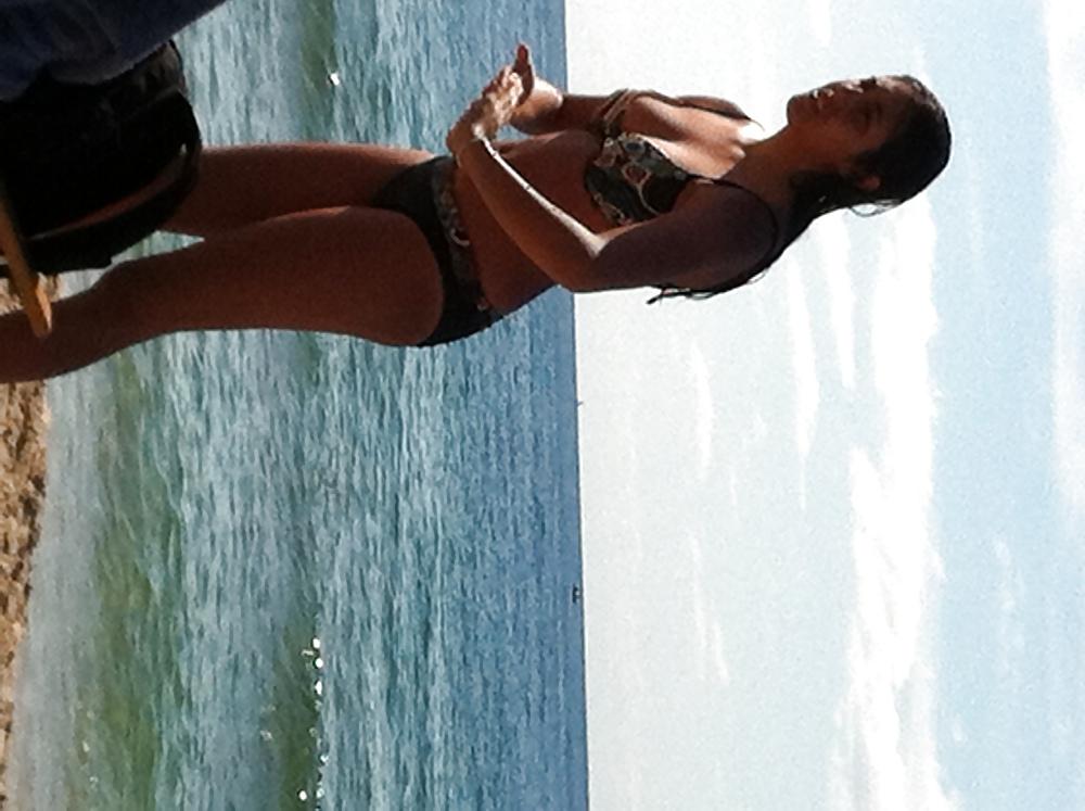 10P Jewish Girl on a beach
